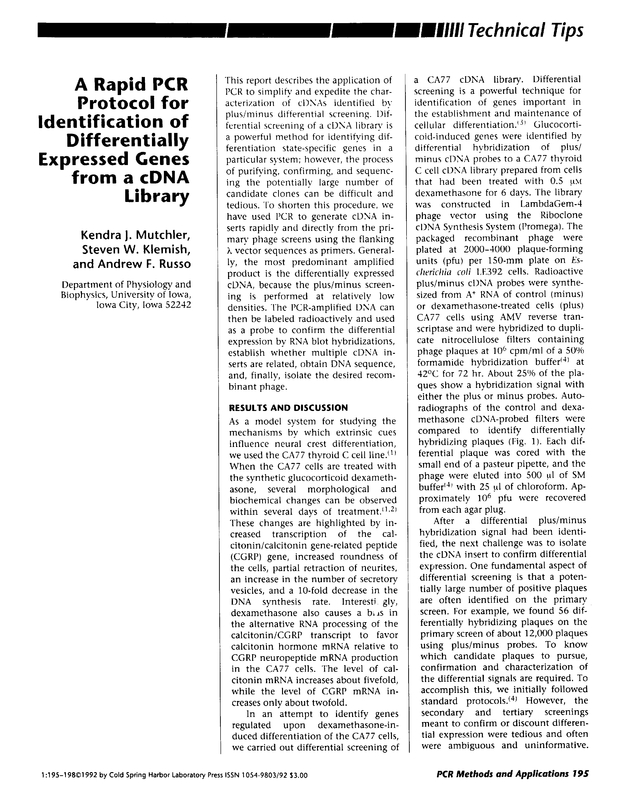 First page of pdf