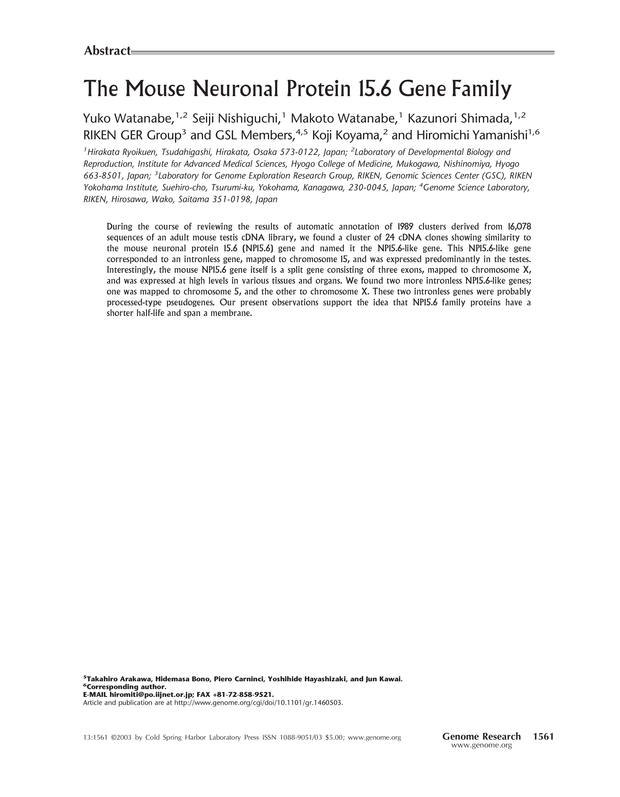 First page of pdf
