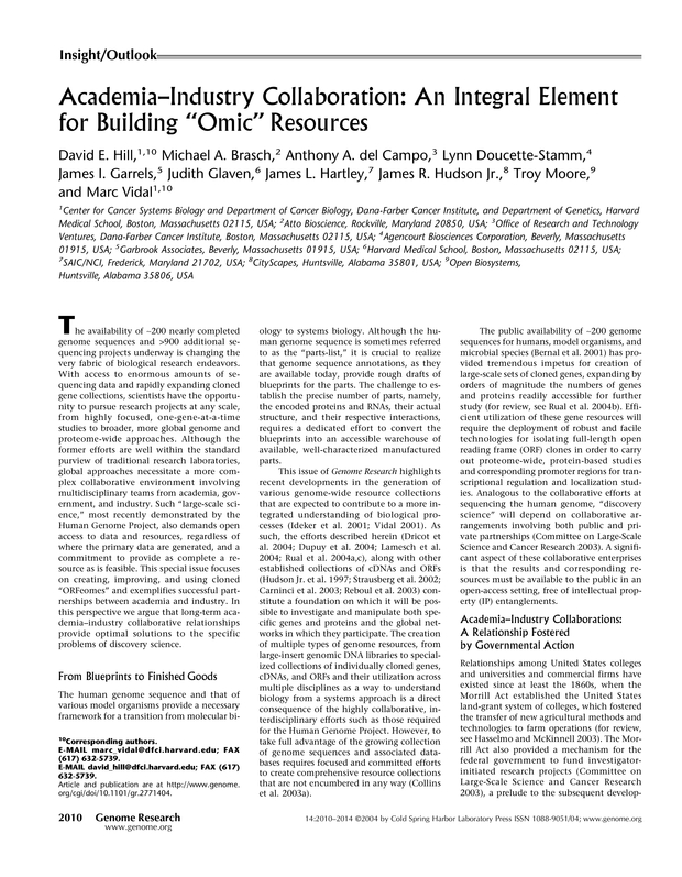 First page of pdf