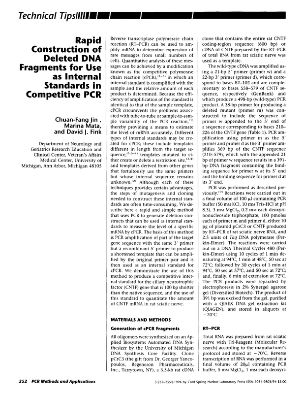 First page of pdf